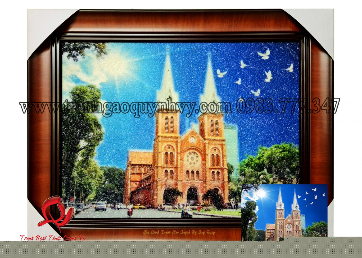 Nhà Thờ Đúc Bà - 30 x 40
