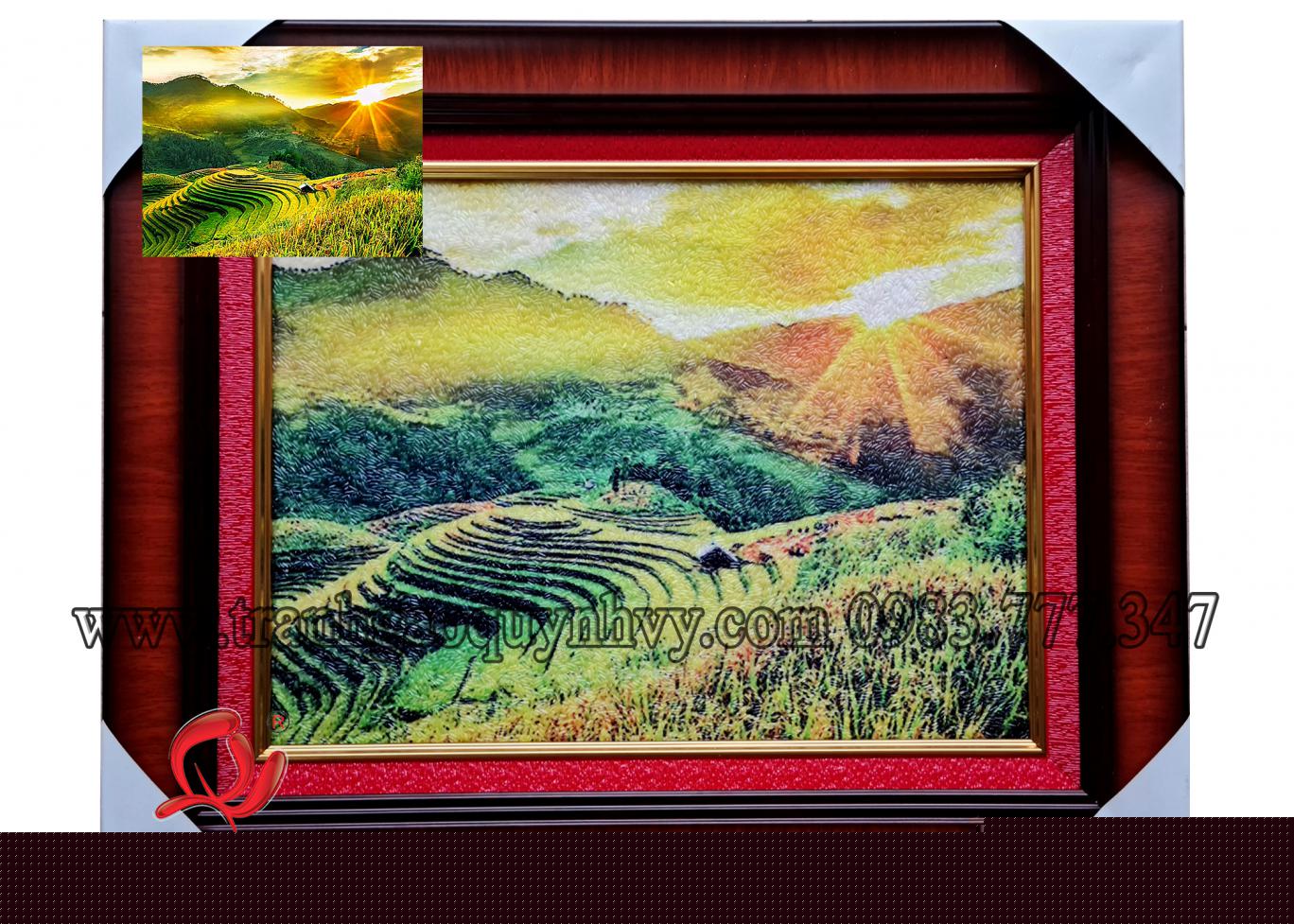 Tranh Mù Cang Chải - 30 x 40
