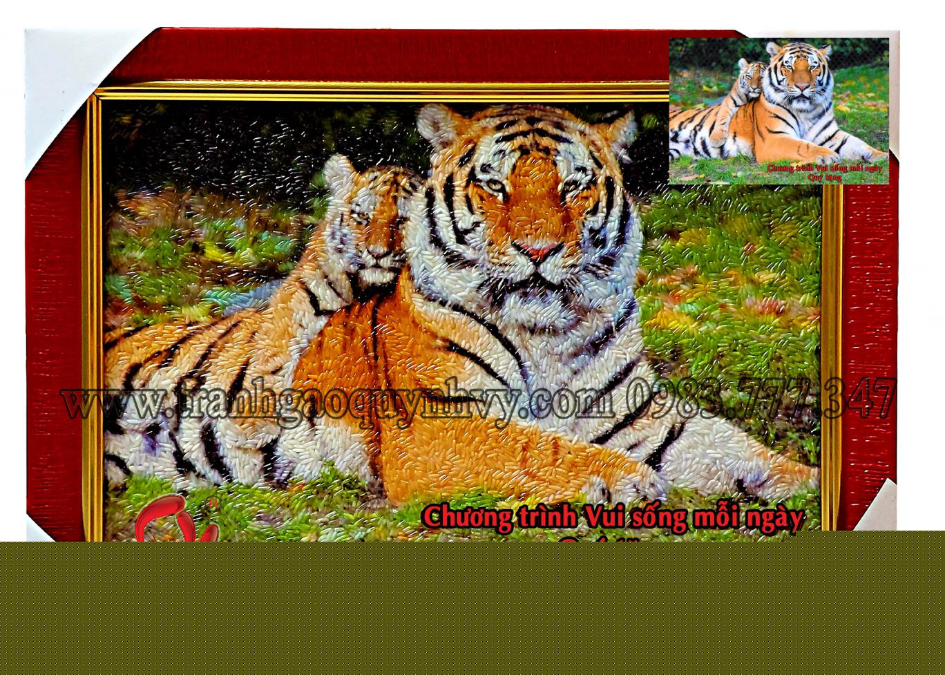 Tranh Mẫu Cọp 2022 - 20 x 30
