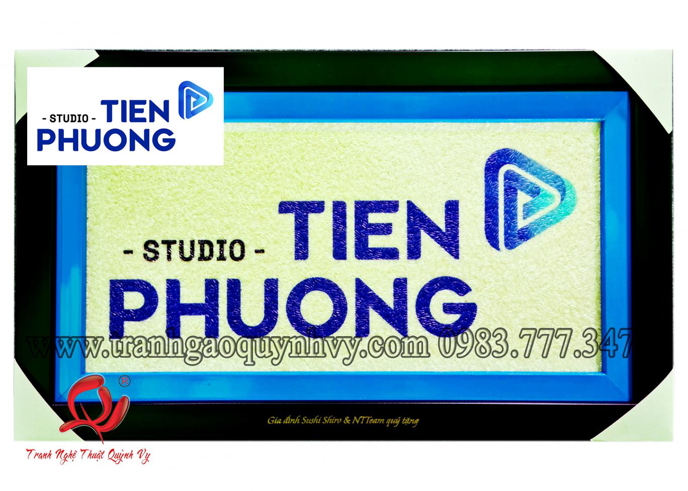 Tranh Logo Tiến Phương - 20 x 40
