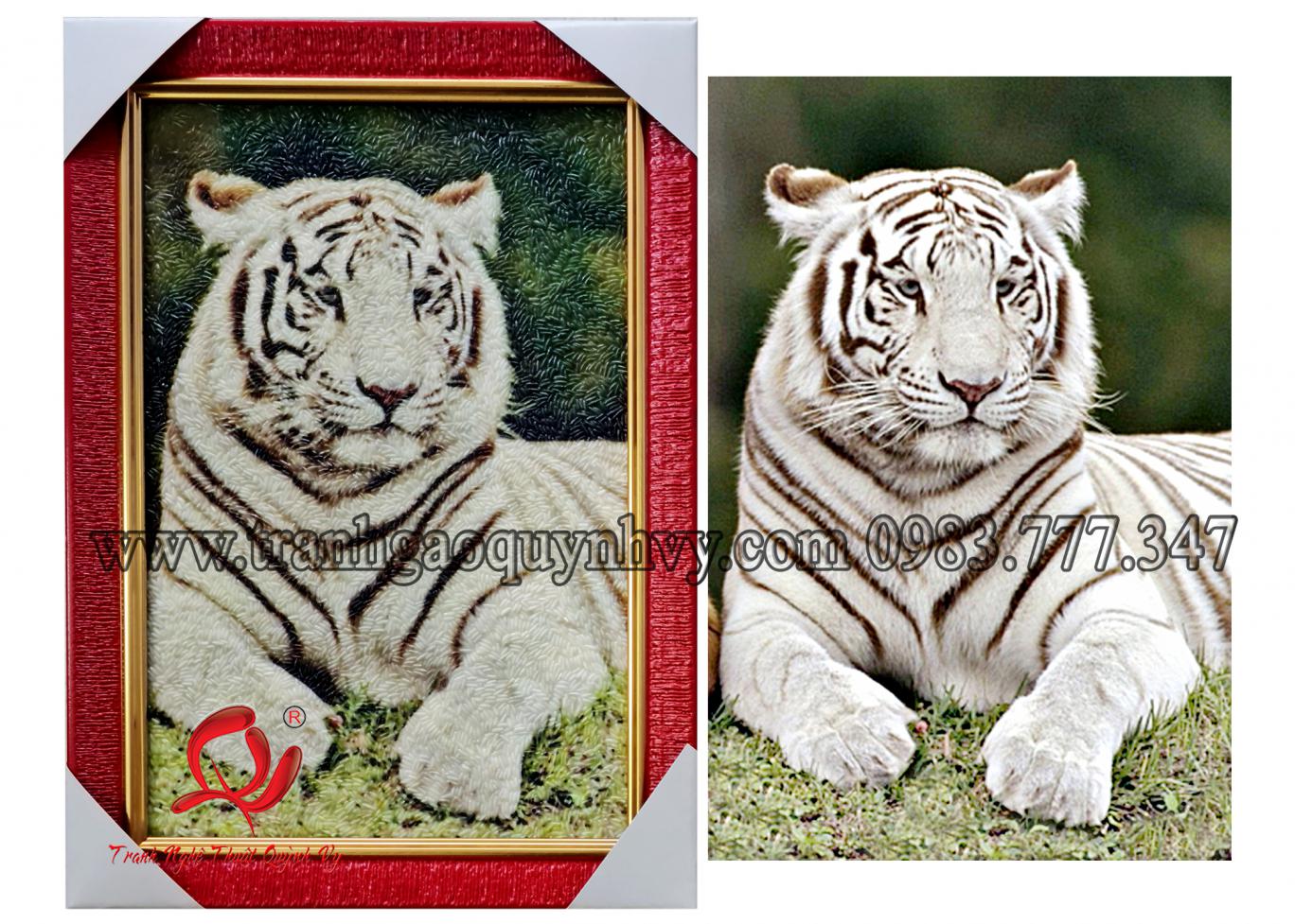 Tranh Mẫu Cọp 04-2022 - 20 x 30
