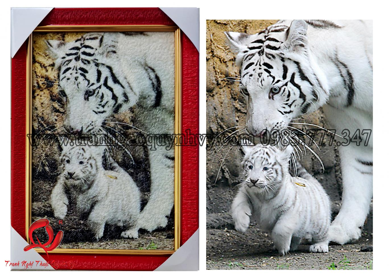 Tranh Mẫu Cọp 05-2022 - 20 x 30
