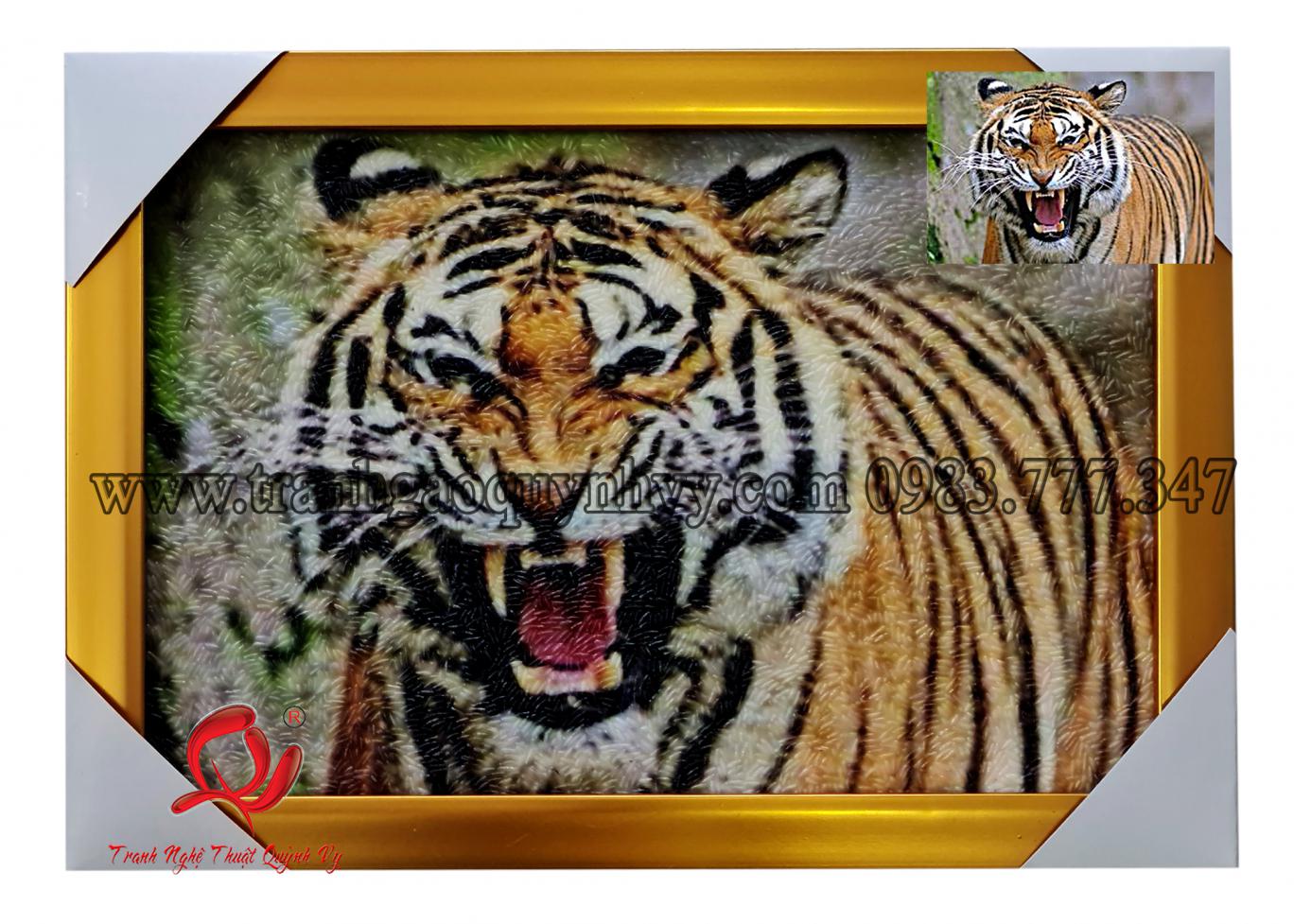 Tranh Mẫu Cọp 02-2022 - 20 x 30
