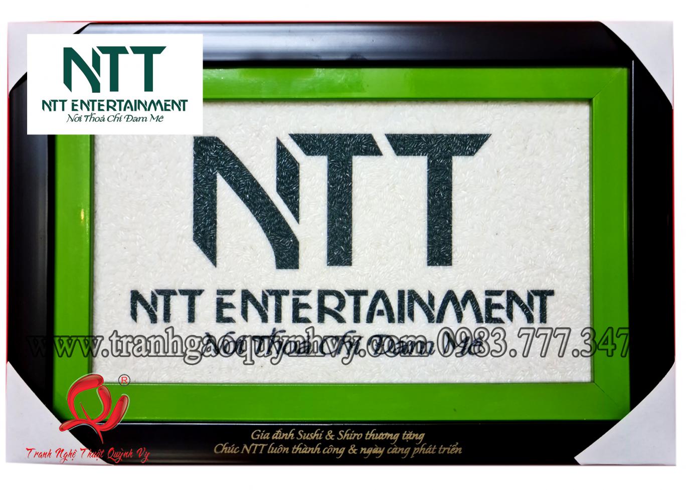 Tranh Logo NTT - 20 x 35
