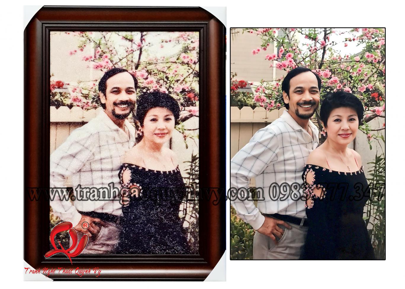 Chân Dung 2 người 40 x 60