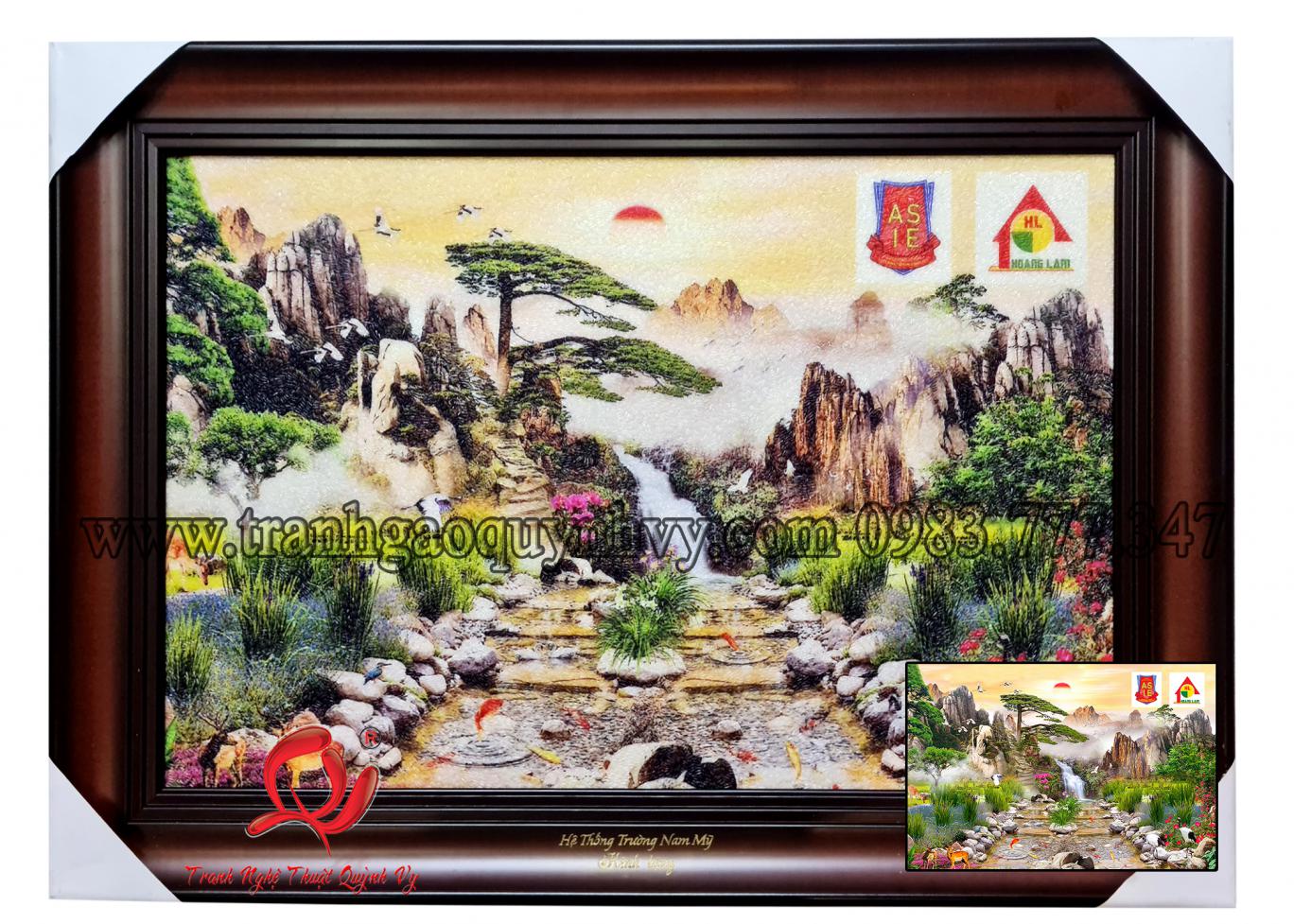 Tranh Sơn Thủy - Logo - 40 x 60