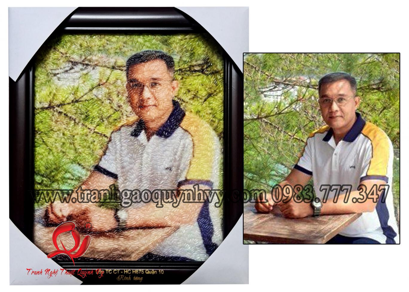 Chân Dung 1 người 18 x 22