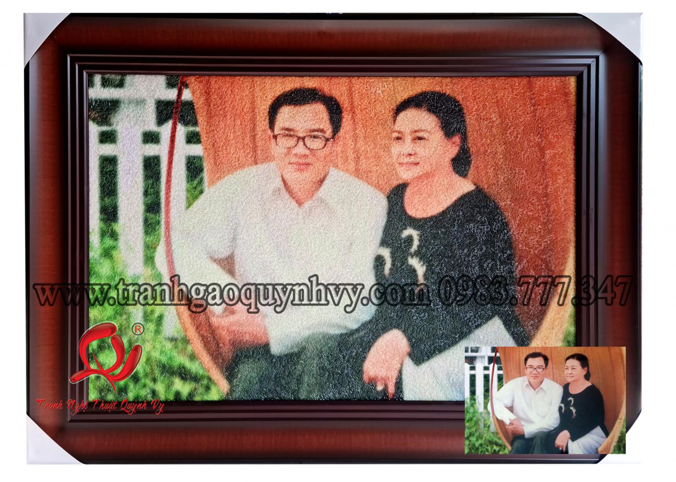 Chân Dung 2 người 40 x 60