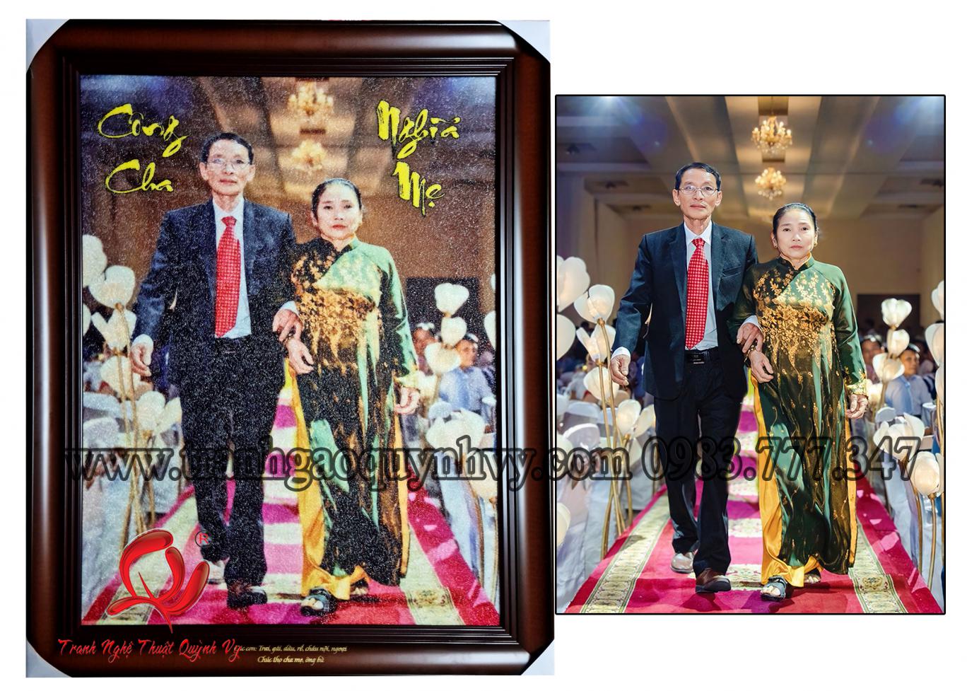 Chân Dung 2 người 60 x 80